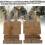 Ensemble de 2 boucles MOLLE à dégagement rapide pour cummerbund, couleur tan 12
