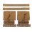 Ensemble de 2 boucles MOLLE à dégagement rapide pour cummerbund, couleur tan 6