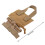 Ensemble de 2 boucles MOLLE à dégagement rapide pour cummerbund, couleur tan 2