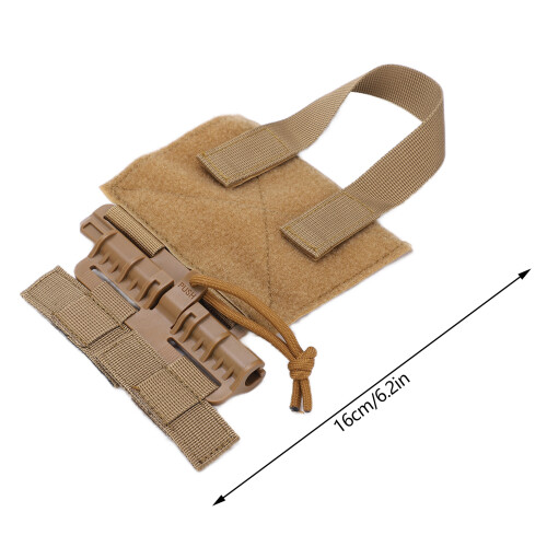 Ensemble de 2 boucles MOLLE à dégagement rapide pour cummerbund, couleur tan 1