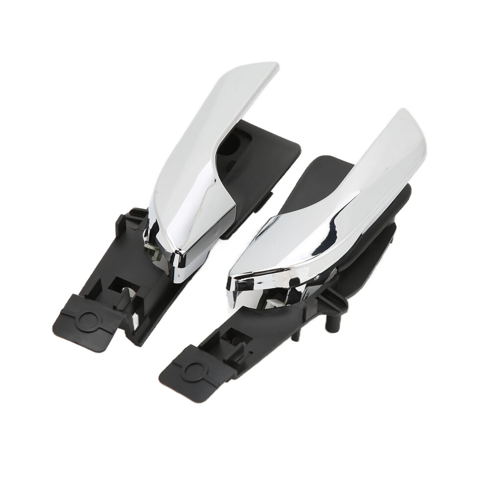 2Pcs Car Interior Door Handle 156092167 Replacement For Alfa Romeo Giulietta 2010Â2020 Silver 4151322301125
