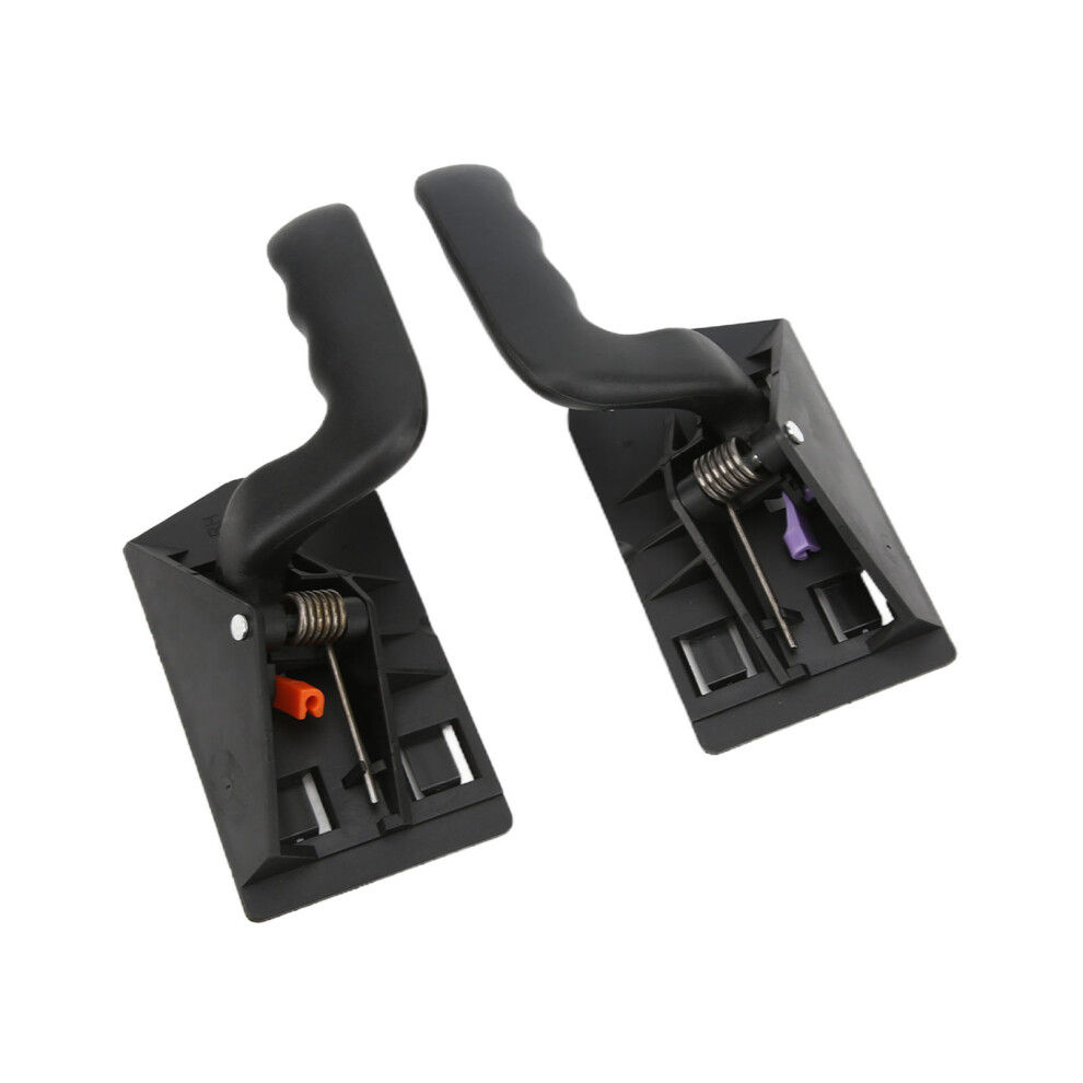2Pcs Car Interior Door Handle 15760297 Replacement For Chevrolet Silverado 1999Â2007 Black 3661322301113