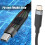 Tragbares 100W 5A Laptop-Netzkabel mit PD- und E-Mark-Chips, 3m 9