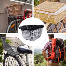Housse imperméable pour doublure de panier de vélo 42x33x25cm 210D
