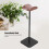 Supporto per cuffie in metallo e noce JD061 nero 5