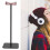 Supporto per cuffie in metallo e noce JD061 nero 13