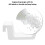 Supporto per cuffie PS5 in ABS bianco Installazione rapida 8