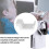 Supporto per cuffie PS5 in ABS bianco Installazione rapida 12