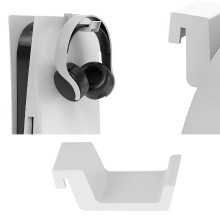 Supporto per cuffie PS5 in ABS bianco Installazione rapida