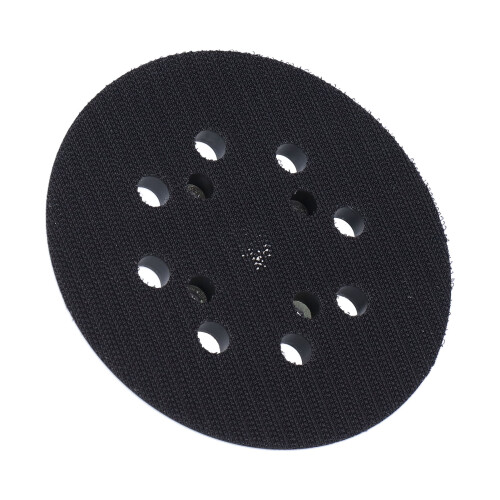 2 pezzi di pad levigante da 5 pollici, con 8 fori e 4 occhielli, blu scuro/nero 2