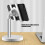 Supporto in lega di alluminio 14,5x8,5x8,5 cm argento 12