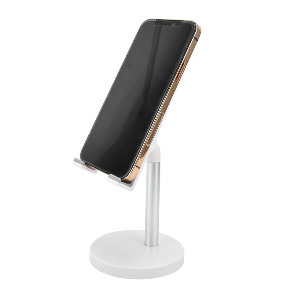 Cell Phone Stand Aluminum Alloy Adjustable Height Desk Mobile Phone Holder For Ios Tablet Silver 7901322305640