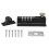 Combination Locking Bolt Safe Password Durable Rust Resistant Coating 4 Digit Lock Bolt for Pool Gate Fence FarmBlack 2