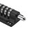 Combination Locking Bolt Safe Password Durable Rust Resistant Coating 4 Digit Lock Bolt for Pool Gate Fence FarmBlack 12