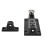 Combination Locking Bolt Safe Password Durable Rust Resistant Coating 4 Digit Lock Bolt for Pool Gate Fence FarmBlack 14