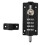 Combination Locking Bolt Safe Password Durable Rust Resistant Coating 4 Digit Lock Bolt for Pool Gate Fence FarmBlack 1