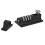 Combination Locking Bolt Safe Password Durable Rust Resistant Coating 4 Digit Lock Bolt for Pool Gate Fence FarmBlack 10