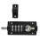 Combination Locking Bolt Safe Password Durable Rust Resistant Coating 4 Digit Lock Bolt for Pool Gate Fence FarmBlack 16