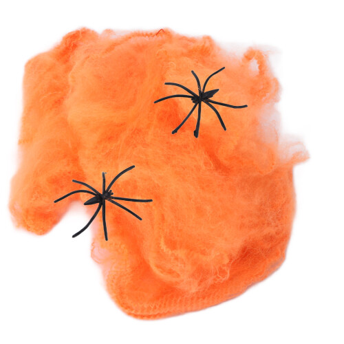 Ragnatela 5 pezzi Arancione Halloween Interno/Esterno 2