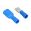Ensemble de 100 connecteurs à fourche, 16-14 AWG, bleu 15