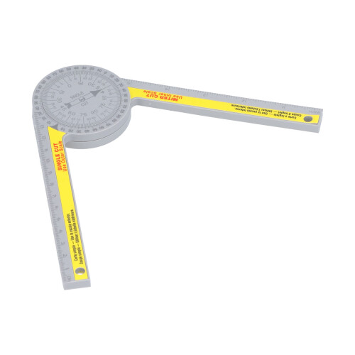Goniometro per sega mitra 0-360, plastica ABS, 14,5 cm 2