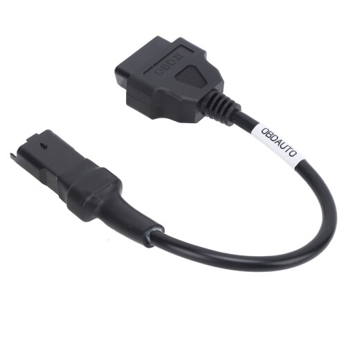 Câble adaptateur OBD à 4 broches, extension OBD2, ABS noir