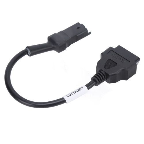 Câble adaptateur OBD à 4 broches, extension OBD2, ABS noir 2
