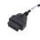 Câble adaptateur OBD à 4 broches, extension OBD2, ABS noir 12