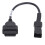 Câble adaptateur OBD à 4 broches, extension OBD2, ABS noir 2