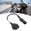 Câble adaptateur OBD à 4 broches, extension OBD2, ABS noir 11