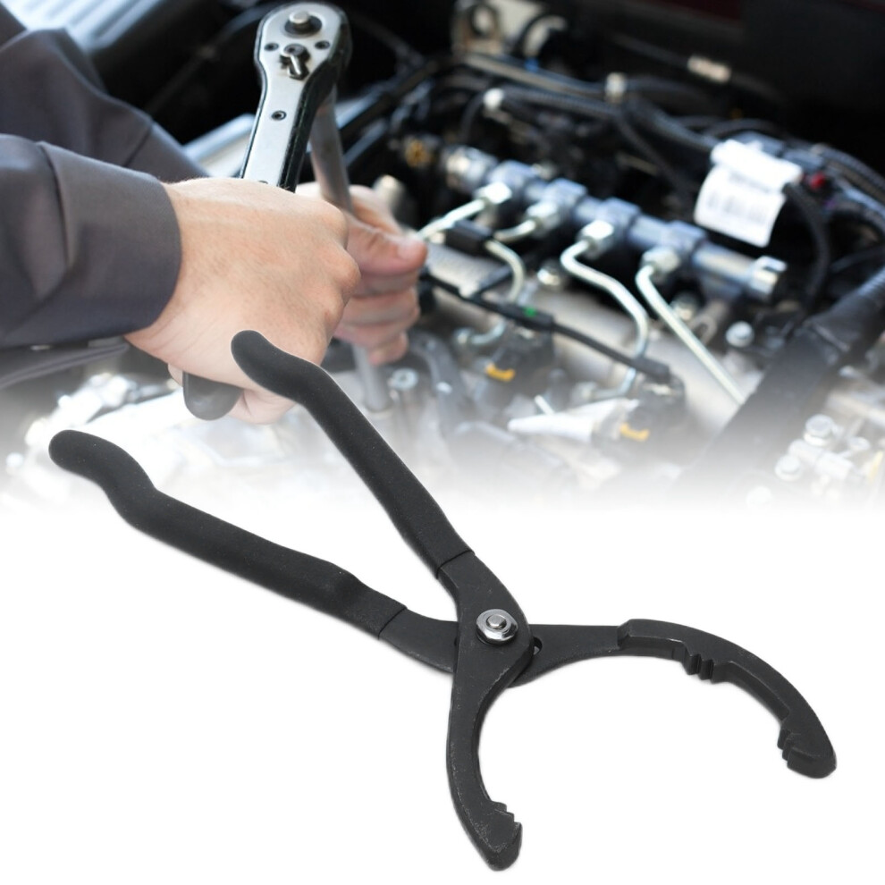 Oil Filter Wrench Tight Nonslip Convenient Operation Carbon Steel High Hardness Oil Filter Removal Tool300mm 9471322311203