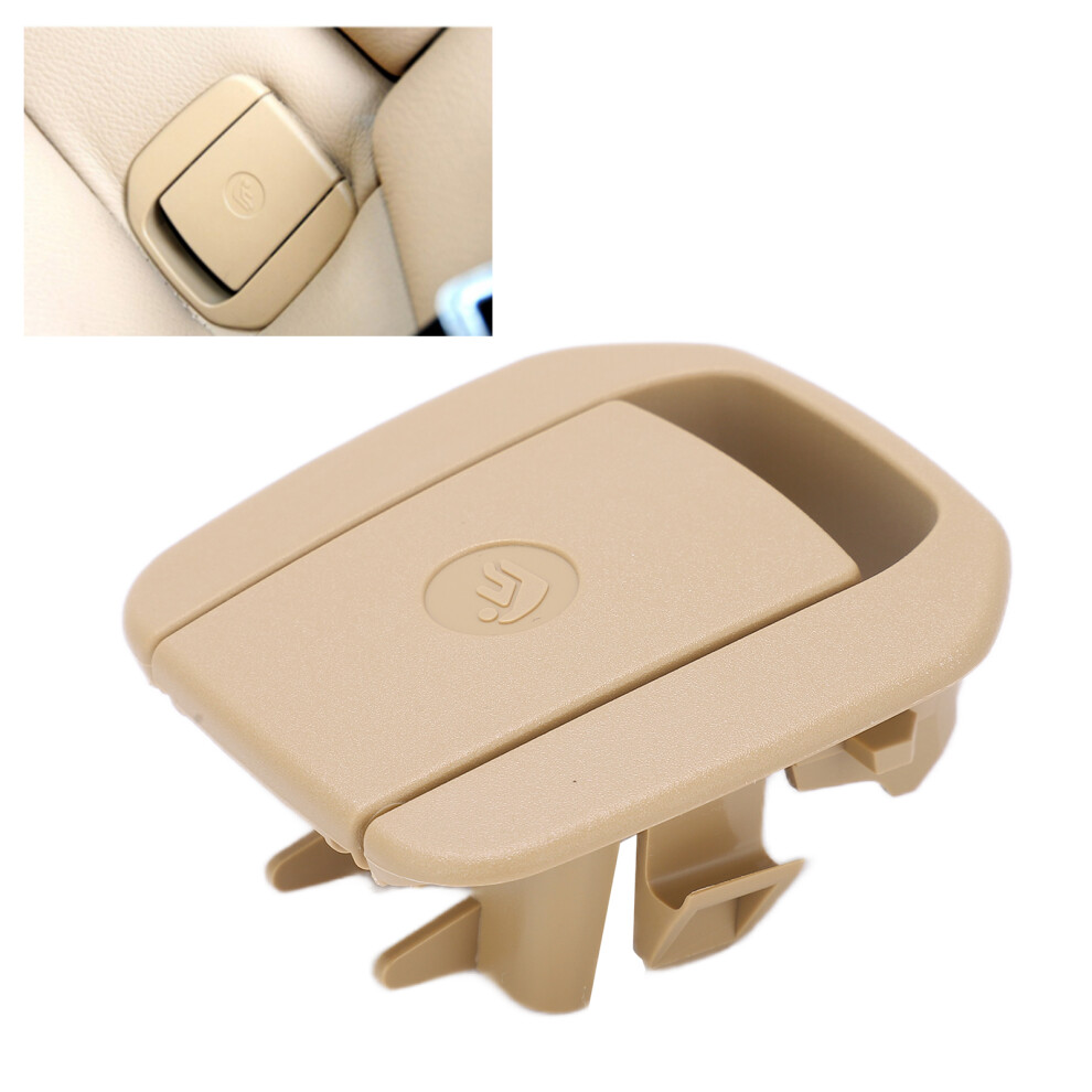 Rear Child Seat Anchor Cover Rear Row ISOFix Slot Trim Button Replacement for 1 SeriesBeige