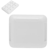 12 Pcs Socket Protective Cover White Anti Electric Shock Plugs Cover for Children Elder