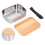Bento Lunch Box Modello L, 900 ml, 18x12 cm, argento 3