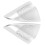 2 pièces de caches-tweeter pour Série 3 E90 2005-2012 14