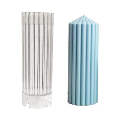 Stampo per candele geometrico in plastica 14,78/22,28 cm 1