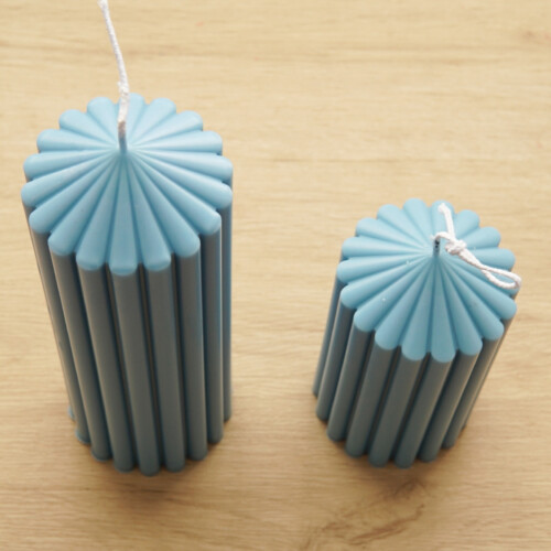 Stampo per candele geometrico in plastica 14,78/22,28 cm 2