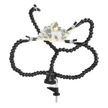 Helping Hands Soldering 3 braccia nere 14,5x14,5x9,5cm
