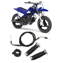 Manopole dell'acceleratore a torsione da 7/8 pollici GY6 50cc-125cc nero