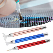 Ensemble de 3 stylos diamant lumineux avec loupe 16 cm, 2xAAA