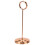 Support de numéro de table en acier inoxydable couleur or rose 15.5cm 2