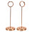 Support de numéro de table en acier inoxydable couleur or rose 15.5cm 15