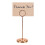 Support de numéro de table en acier inoxydable couleur or rose 15.5cm 14