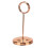 Porte-numéro de table or rose 10,5 cm 107-111 g 2