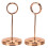Porte-numéro de table or rose 10,5 cm 107-111 g 15