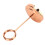 Porte-numéro de table or rose 10,5 cm 107-111 g 7