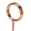 Porte-numéro de table or rose 10,5 cm 107-111 g 11