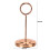 Porte-numéro de table or rose 10,5 cm 107-111 g 6