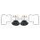 Kit carburatori per VT1100C Shadow Spirit 1997-2005 1