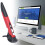 Penna stilo wireless 2.4G DPI 800/1600 Nero/Rosso 16